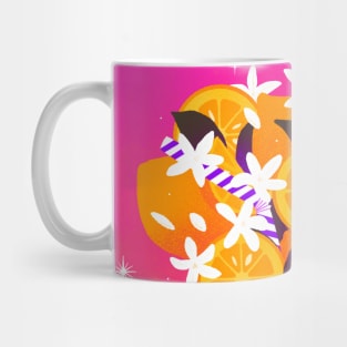 Summer perfect bright lemon bouquet, version 3 Mug